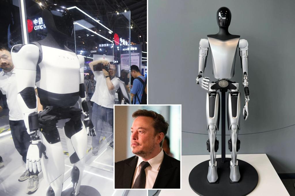 Elon Musk gives an update on when Tesla will use Optimus humanoid robots