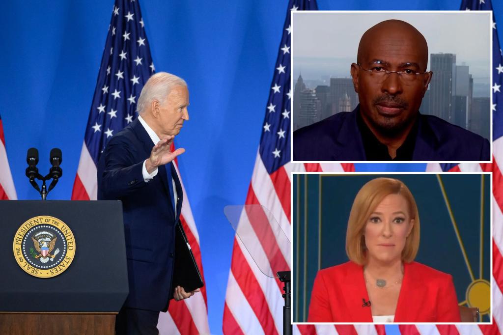 Liberal media goes into meltdown mode after Biden pulls out: Van Jones cries on air, Jen Psaki struggles for words